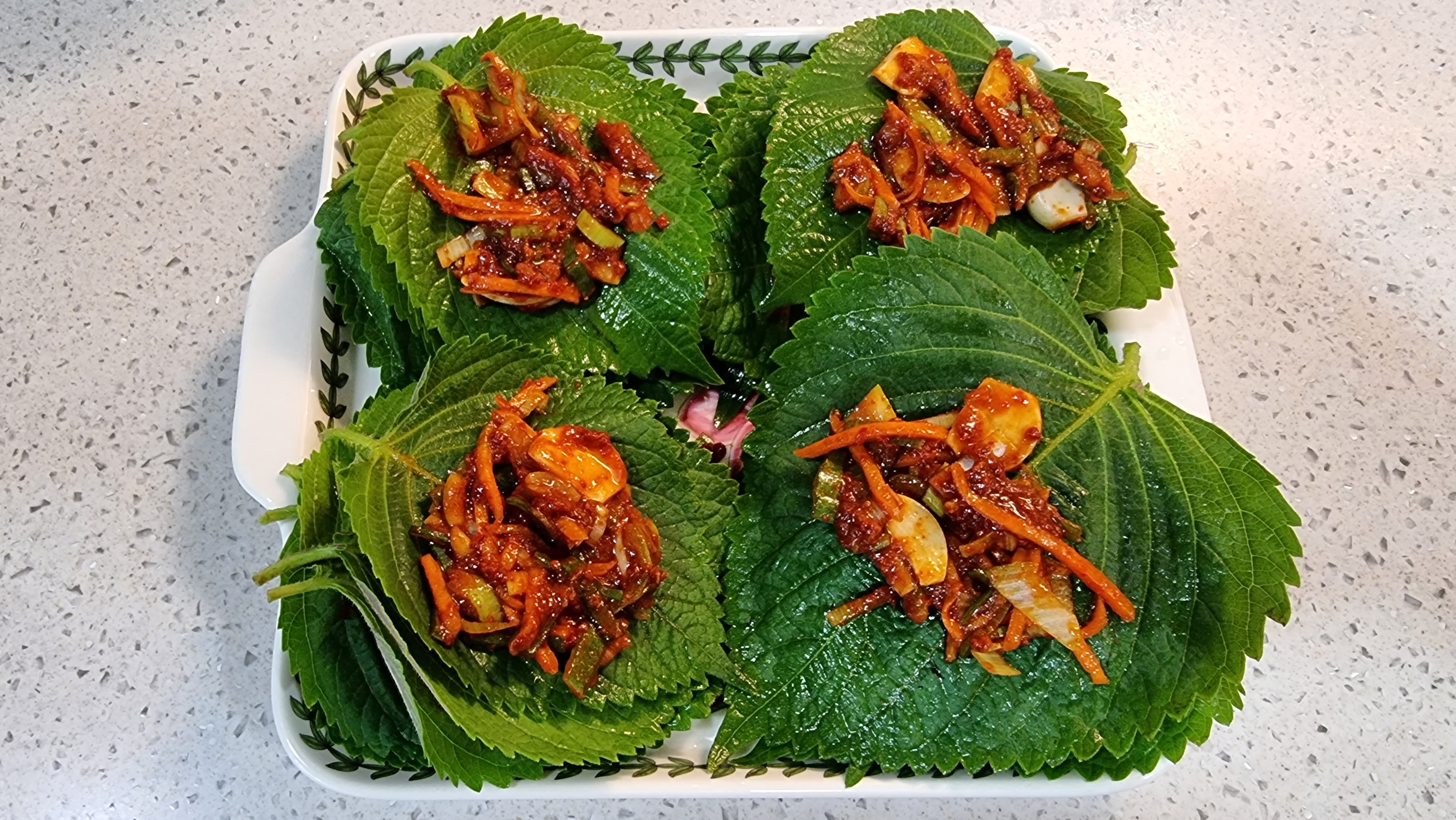 양념깻잎쌈