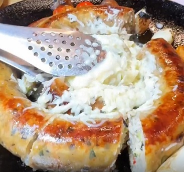 치즈순대스테이크