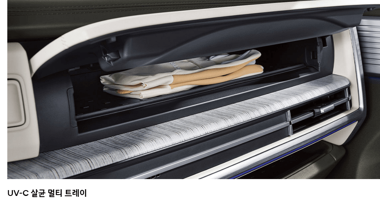 신형 싼타페 디 올 뉴 싼타페 살균 멀티 트레이