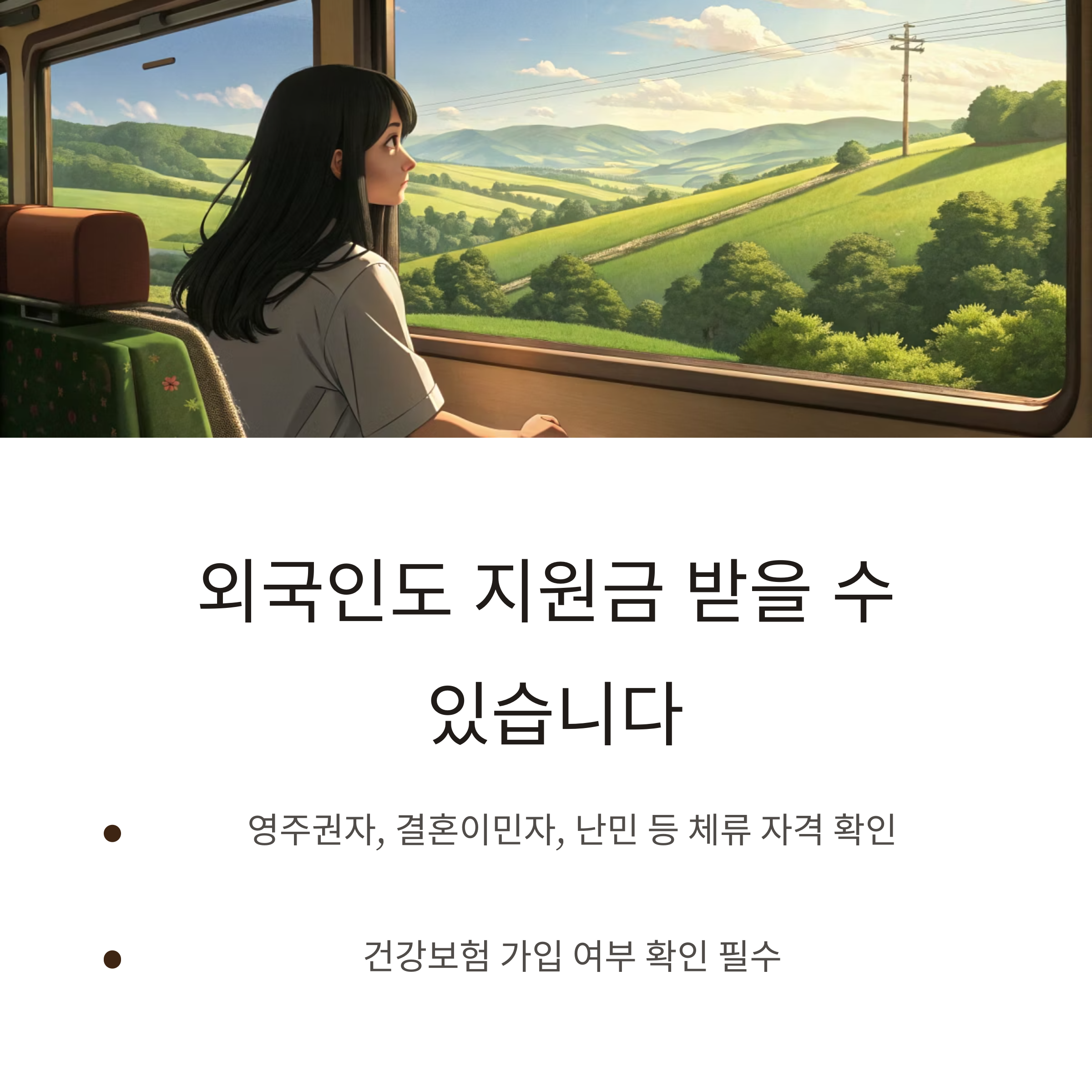 외국인 신청가능