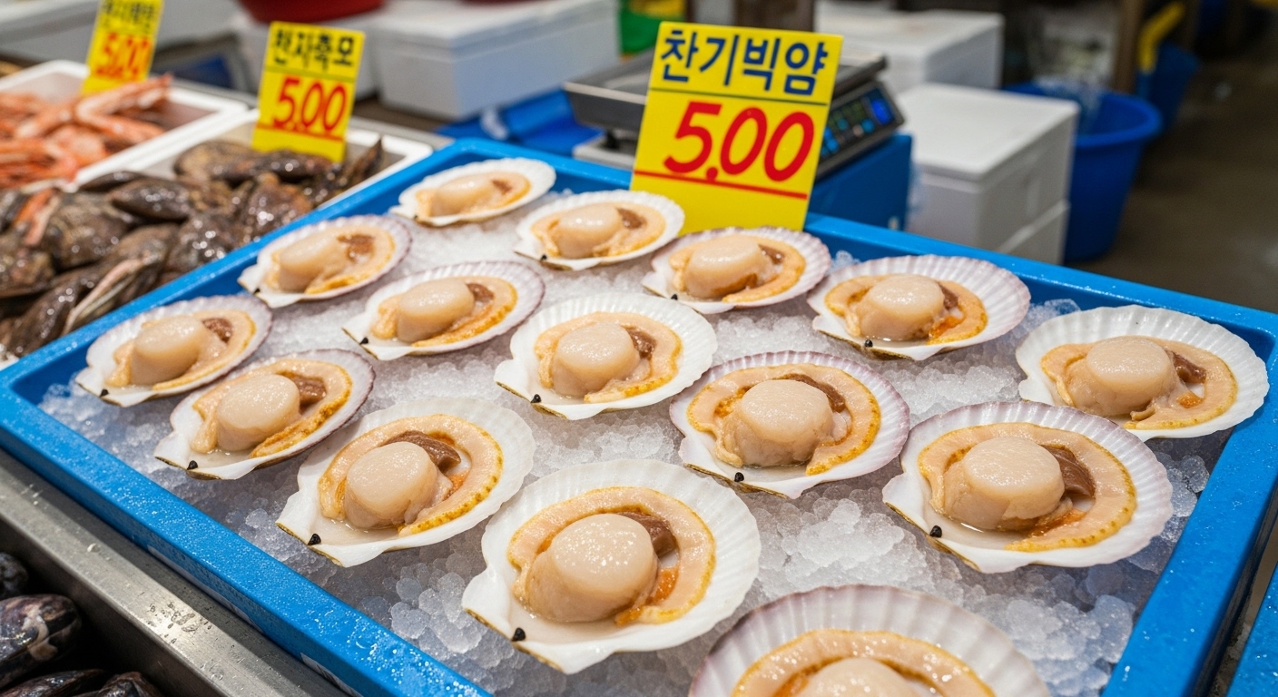 8월 제철음식 가리비