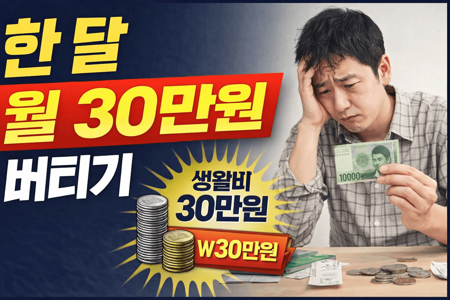 30만원으로 한 달 살기-썸네일