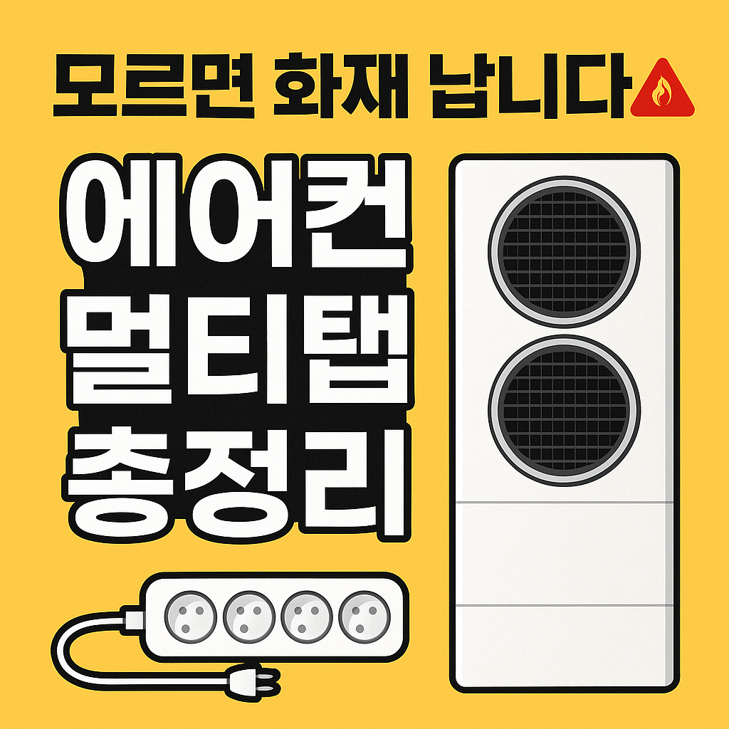 에어컨 멀티탭 추천 용량 안전 기준