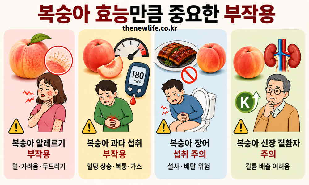 복숭아-효능-부작용