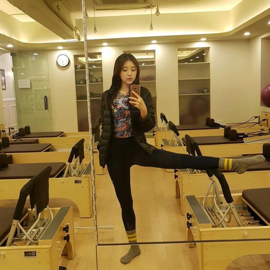 최아리 기상캐스터 필라테스 몸매