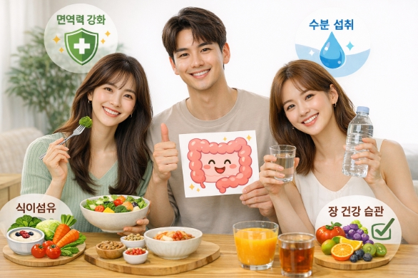 장 건강에 좋은 식품 사진