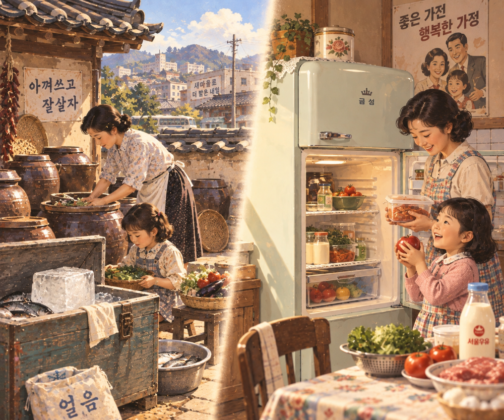 아이스박스에서 냉장고로 바뀐 대한민국의 부엌