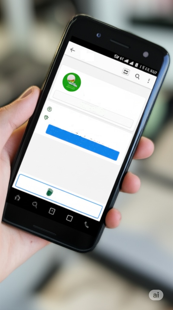 여러 가계부 어플 아이콘 중 하나를 선택하는 손가락