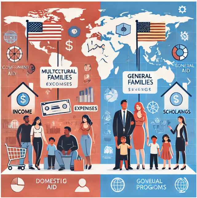 다문화 가정과 일반 가정의 경제적 차이 및 국내외 지원 제도 비교 관련 사진