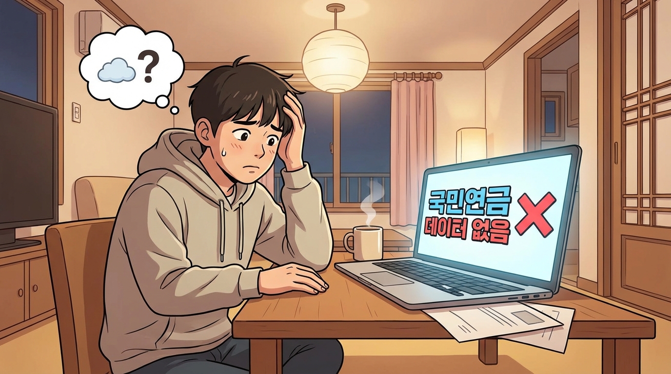 국민연금 환급금 조회가 안 될 때 해결 방법을 찾는 입체적인 일러스트