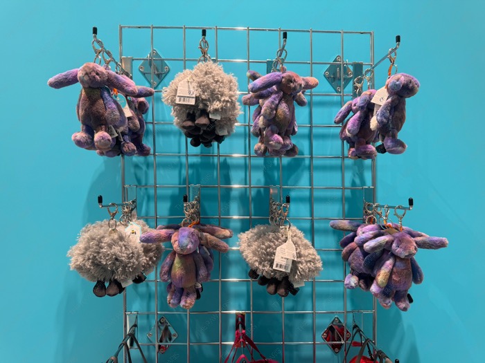 Jellycat bunny cloud keyring bag charm Galeries Lafayette Paris⁠