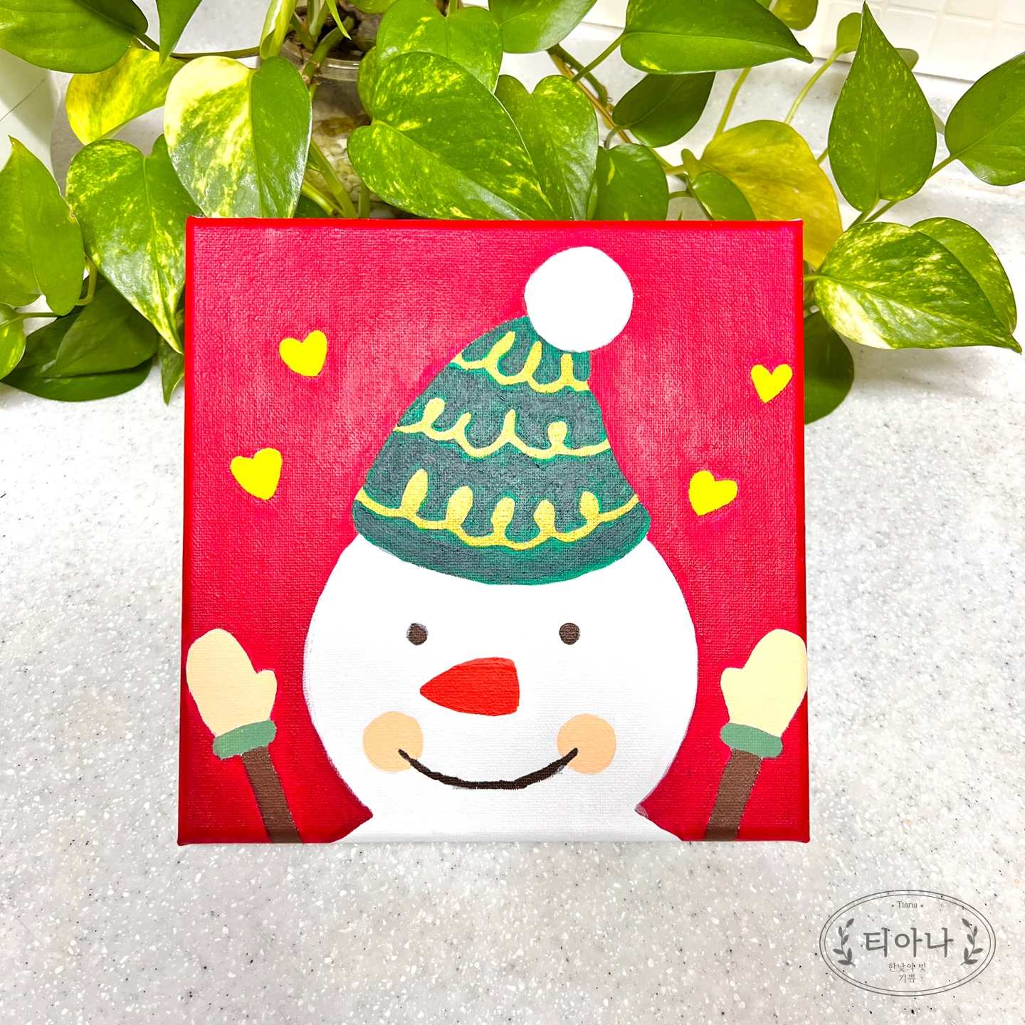 DIY 유화그리기세트 그림 캔버스 색칠하기 해 본 후기