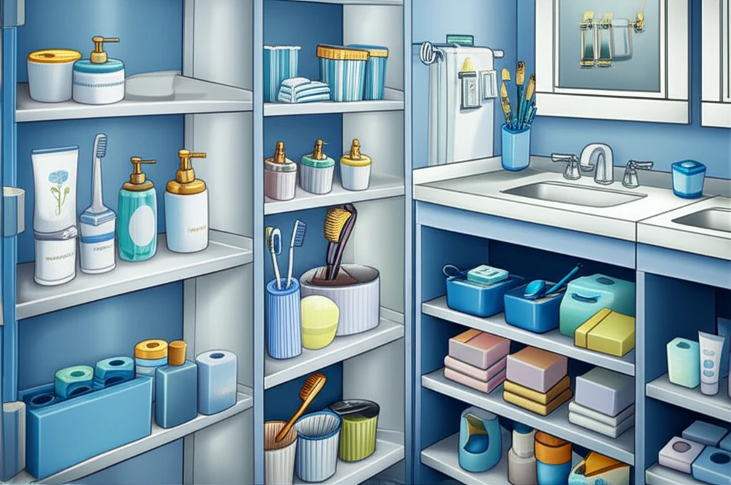 다이소 욕실용품 활용법: 좁은 욕실 