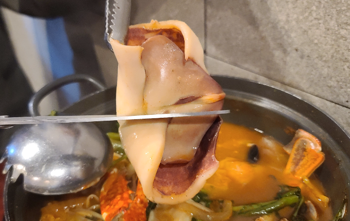 송도 숨은맛집 레이크포차 송도포차맛집 송도맛집 메뉴판 콩나물무침 연두부 소맥 해물짬뽕수제비탕 통오징어