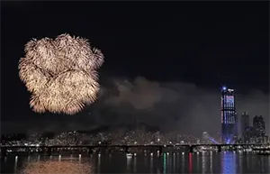 여의도불꽃축제 불꽃 장면 9