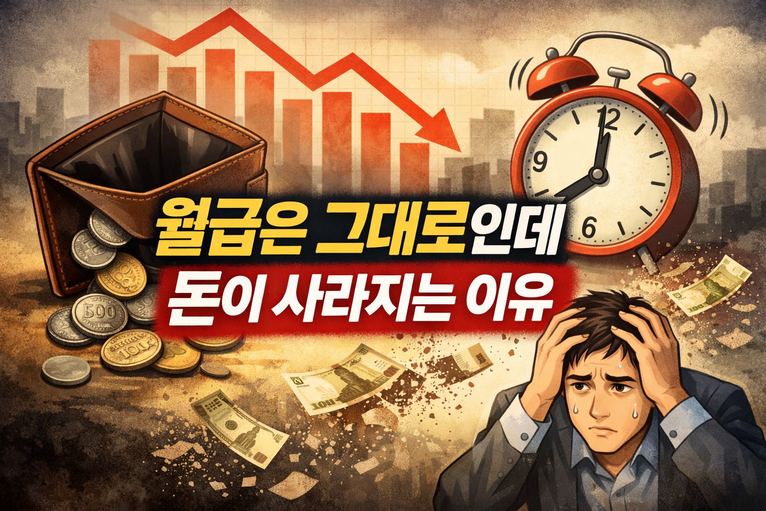 월급은 그대로인데 돈이 사라지는 이유, 생활비 증가와 카드 지출 구조 설명