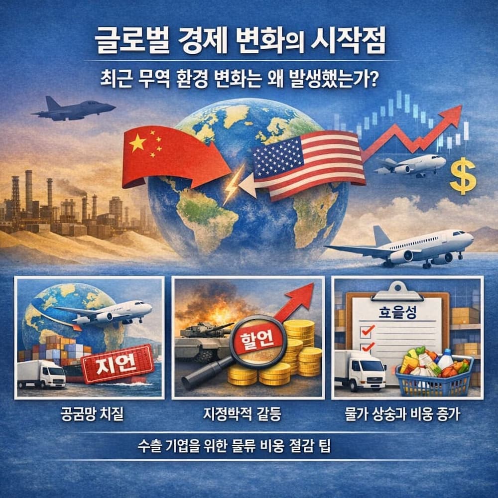글로벌 경제 변화의 시작점: 최근 무역 환경 변화는 왜 발생했는가