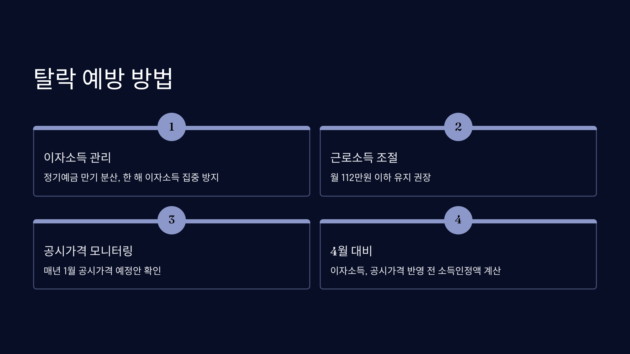탈락 예방 방법