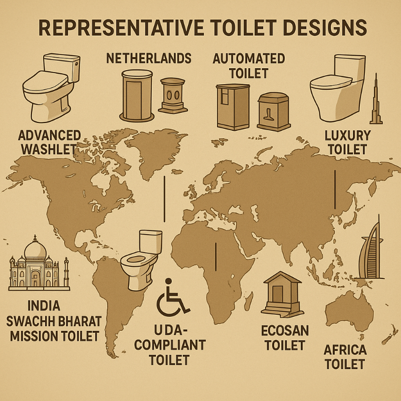 세계 각국의 화장실 문화: 문명의 다양성을 엿보는 창