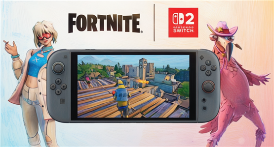 닌텐도 스위치 2에서 포트나이트는 60fps, DLSS, 마우스 컨트롤 등 신형 하드웨어 성능을 적극 반영해 전용 최적화 버전으로 재구성되었습니다. 그래픽, 조작, 커뮤니케이션 기능 전반에서의 개선을 통해 완전히 새로운 사용자 경험을 제공합니다.(일러스트)