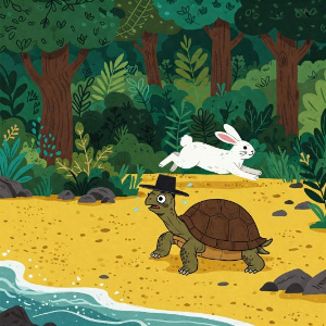 도망가는 토끼와 당황하는 자라
비올렛의 숲 https://forest-of-violet.co.kr