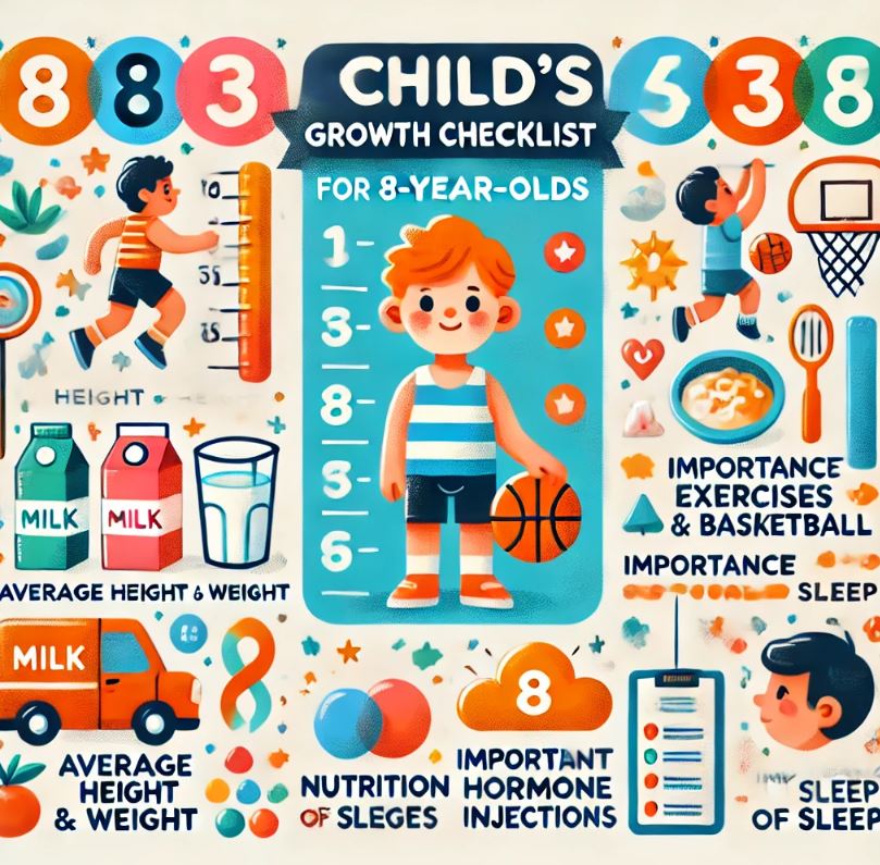 8살 아이 성장 발달 체크리스트