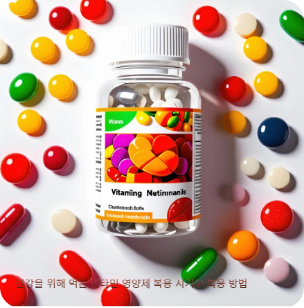건강을 위해 먹는 비타민 영양제 복용 시기와 복용 방법