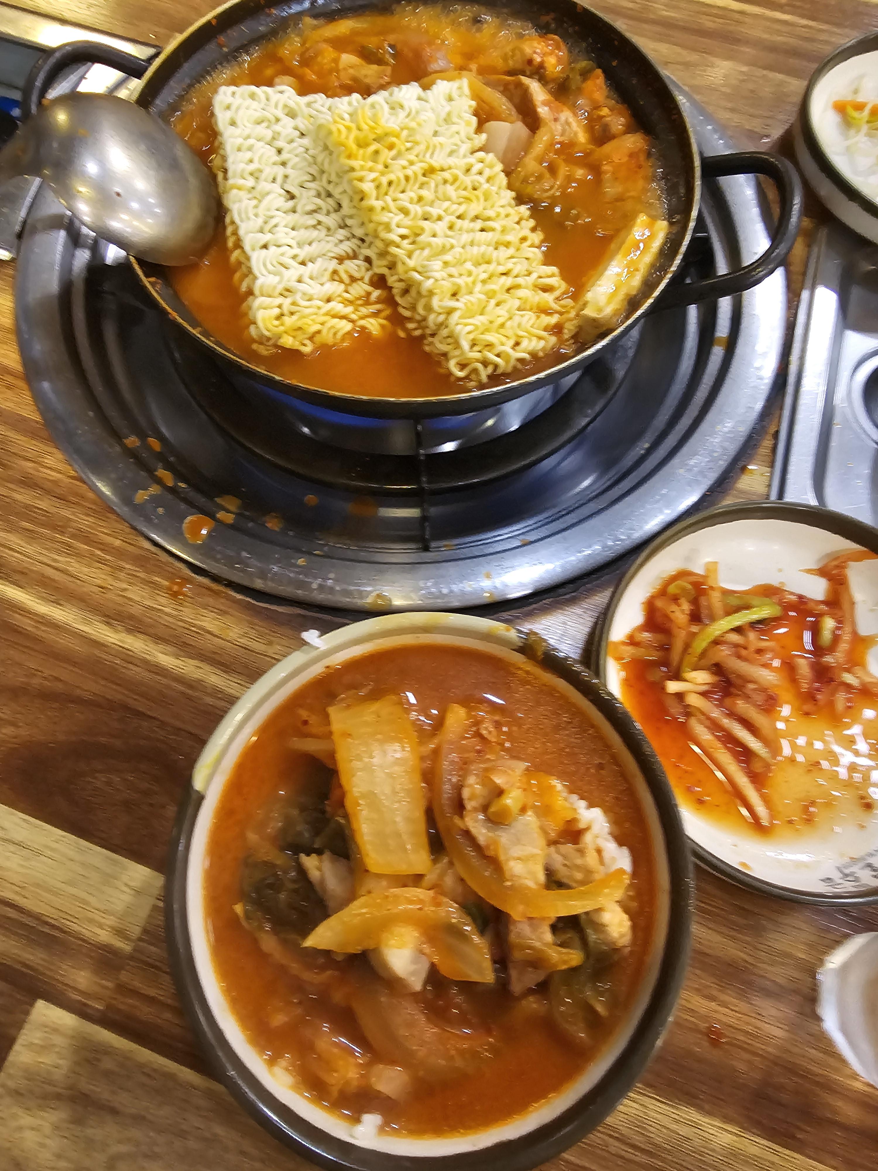 김치찌개 라면사리