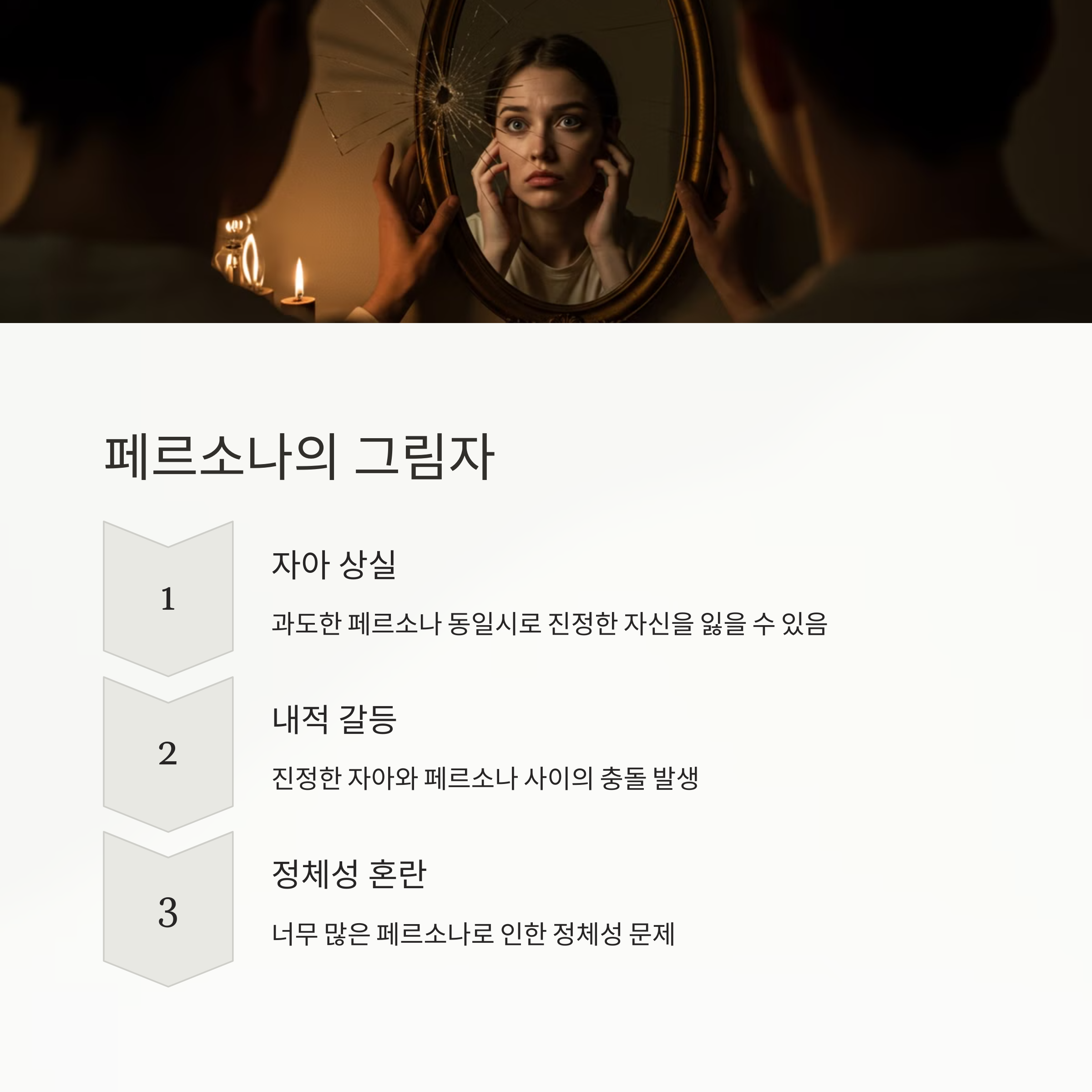 페르소나의 부정적인 측면