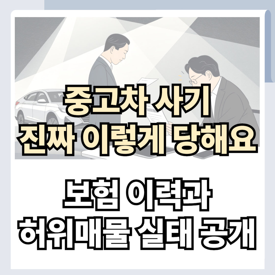 중고차 허위매물 구별법