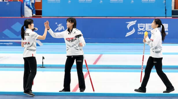 하얼빈 동계 아시안게임 여자 컬링 금메달