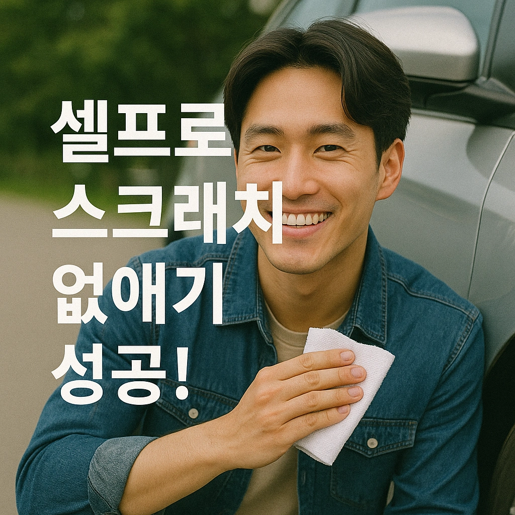 자동차 스크래치, 셀프로 수리하면 진짜 티 안 날까 전문가 없이 혼자 복원 가능한 방법 총정리!