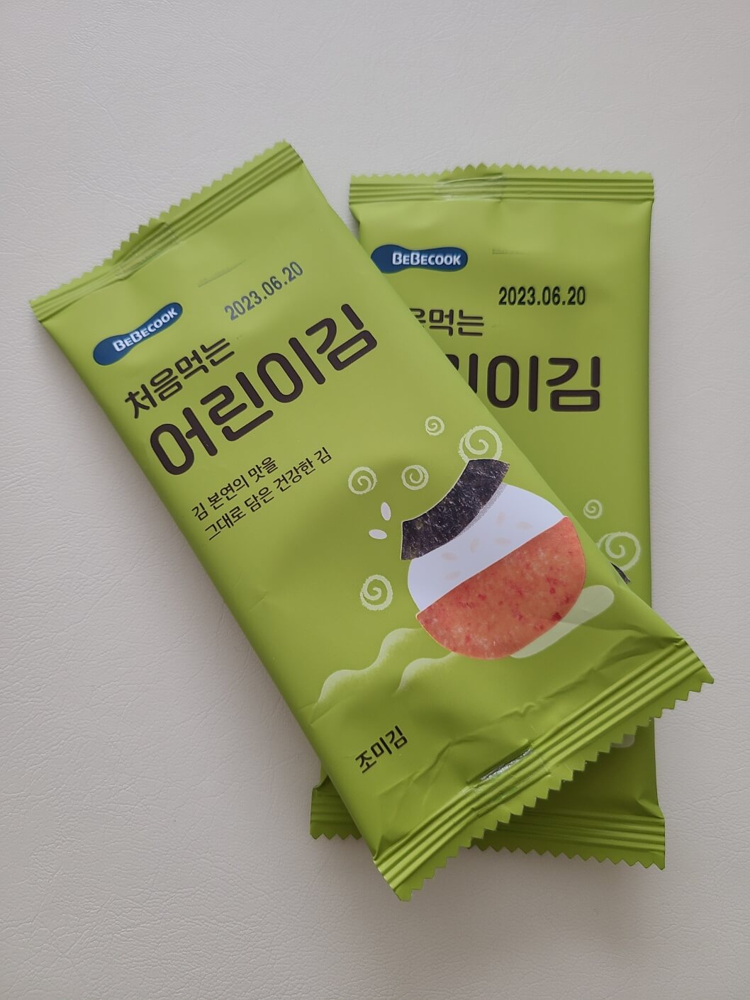 베베쿡 처음먹는 어린이김