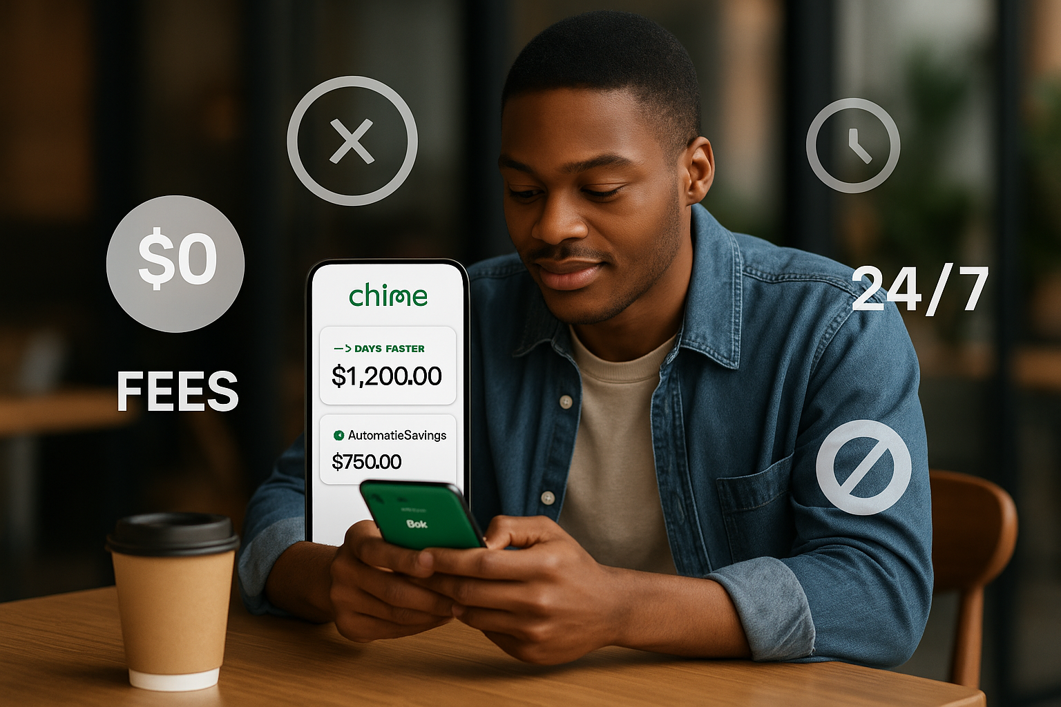 "미국 MZ세대의 선택, 수수료 없는 디지털뱅크: Chime"에 대한 이미지입니다.