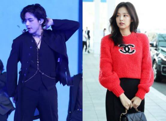 BTS, 뷔-블랙핑크,제니