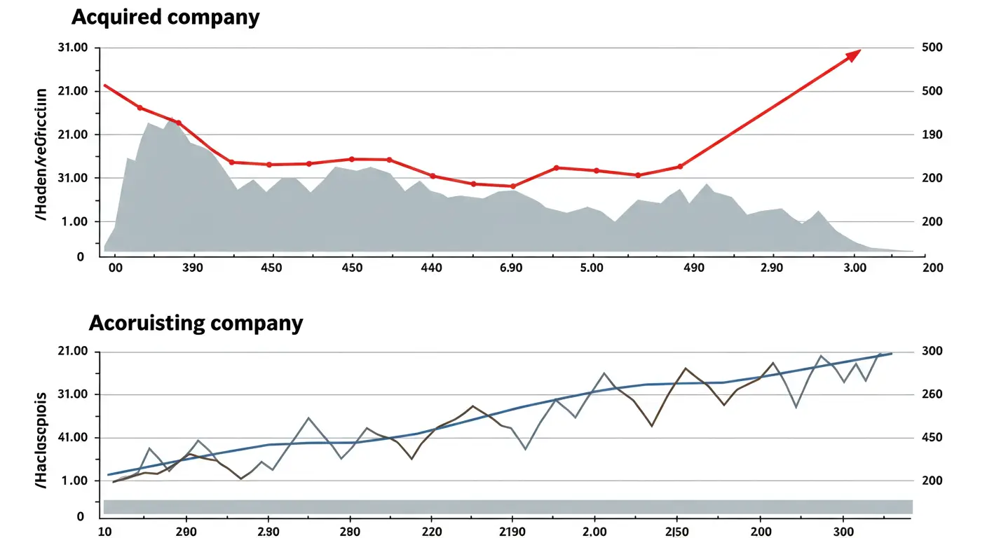 M&amp;A 발표 시 피인수 기업과 인수 기업의 주가 반응 차이