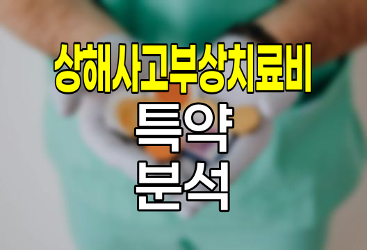 메리츠화재 상해사고부상치료비 특약 심층 분석
