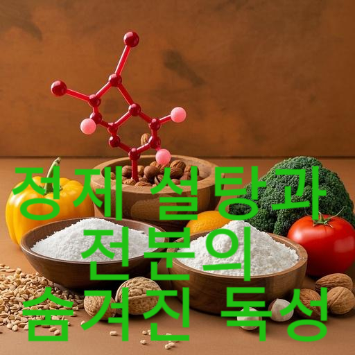 정제 설탕과 전분이 일으키는 문제