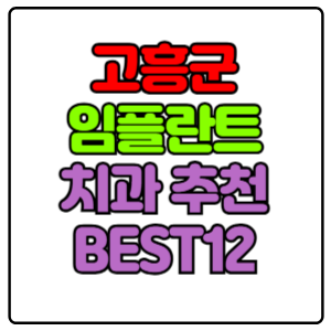 고흥군-임플란트-치과-가격-비용-싼-곳,저렴한-곳,잘하는-곳,유명한-곳-BEST12-추천