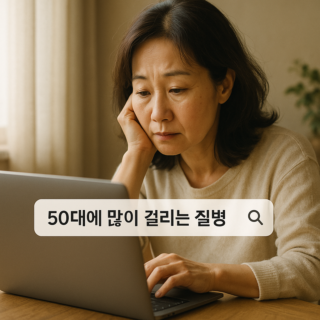 50대에 많이 걸리는 질병