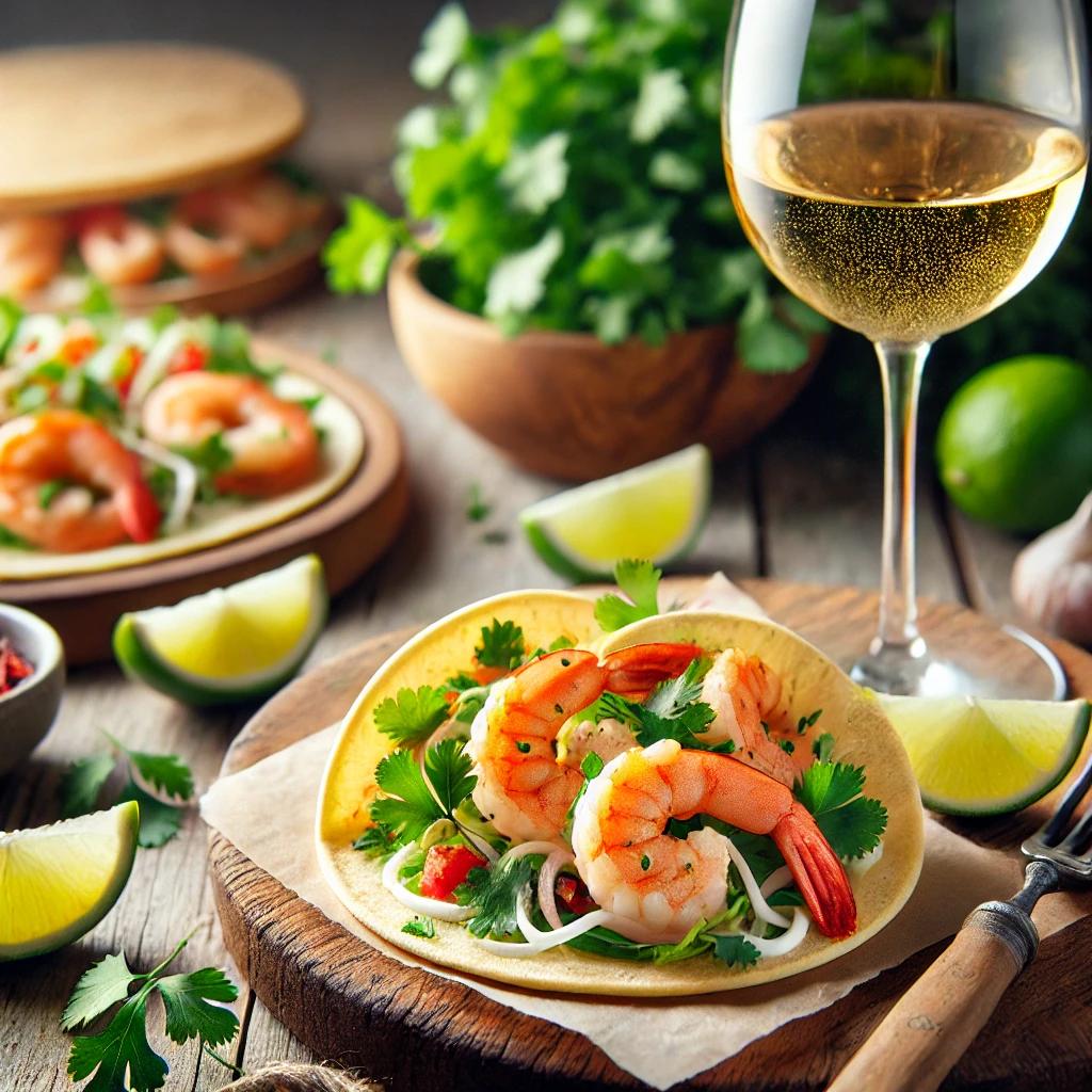 10분 완성 쉬림프 타코 만들기 화이트 와인과 딱이에요!