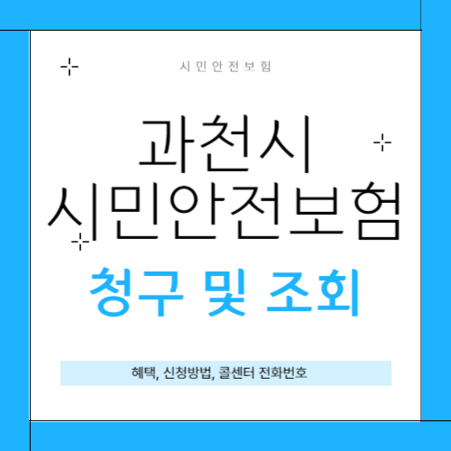 과천시 시민안전보험 썸네일