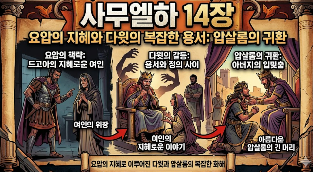사무엘하 14장 - 요압의 계책, 드고아 여인의 간청