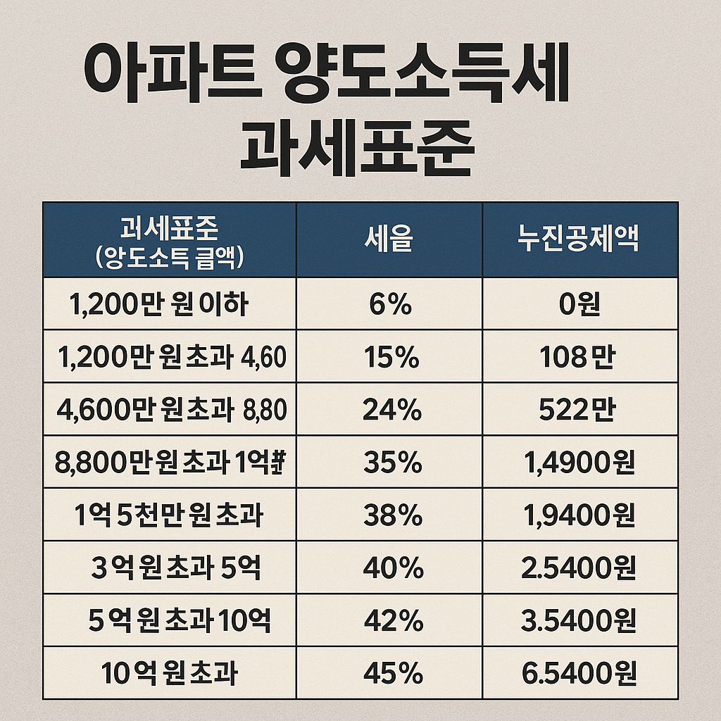 양도소득세 과세표준