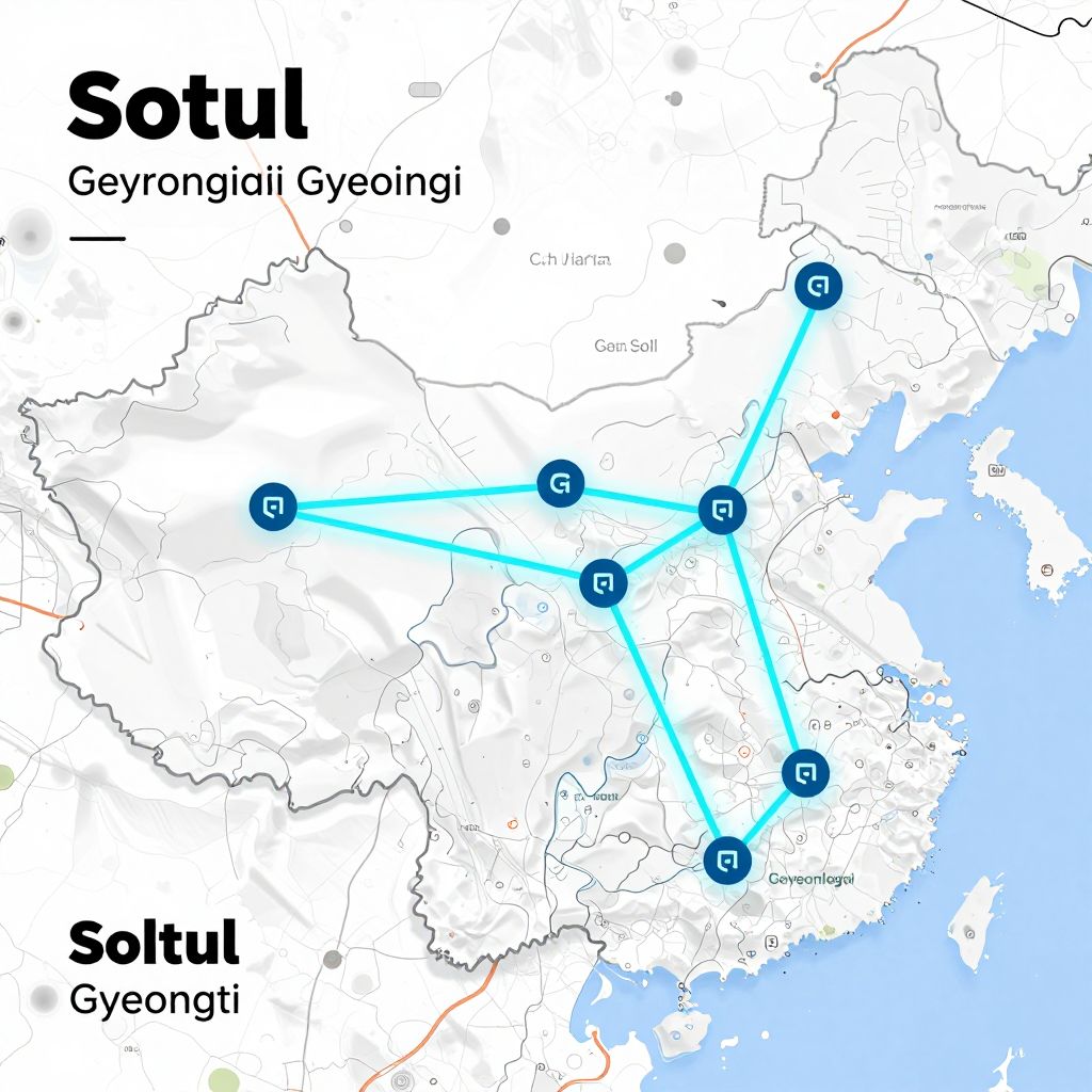 정밀하게 설계된 신도시 아파트 단지 모형