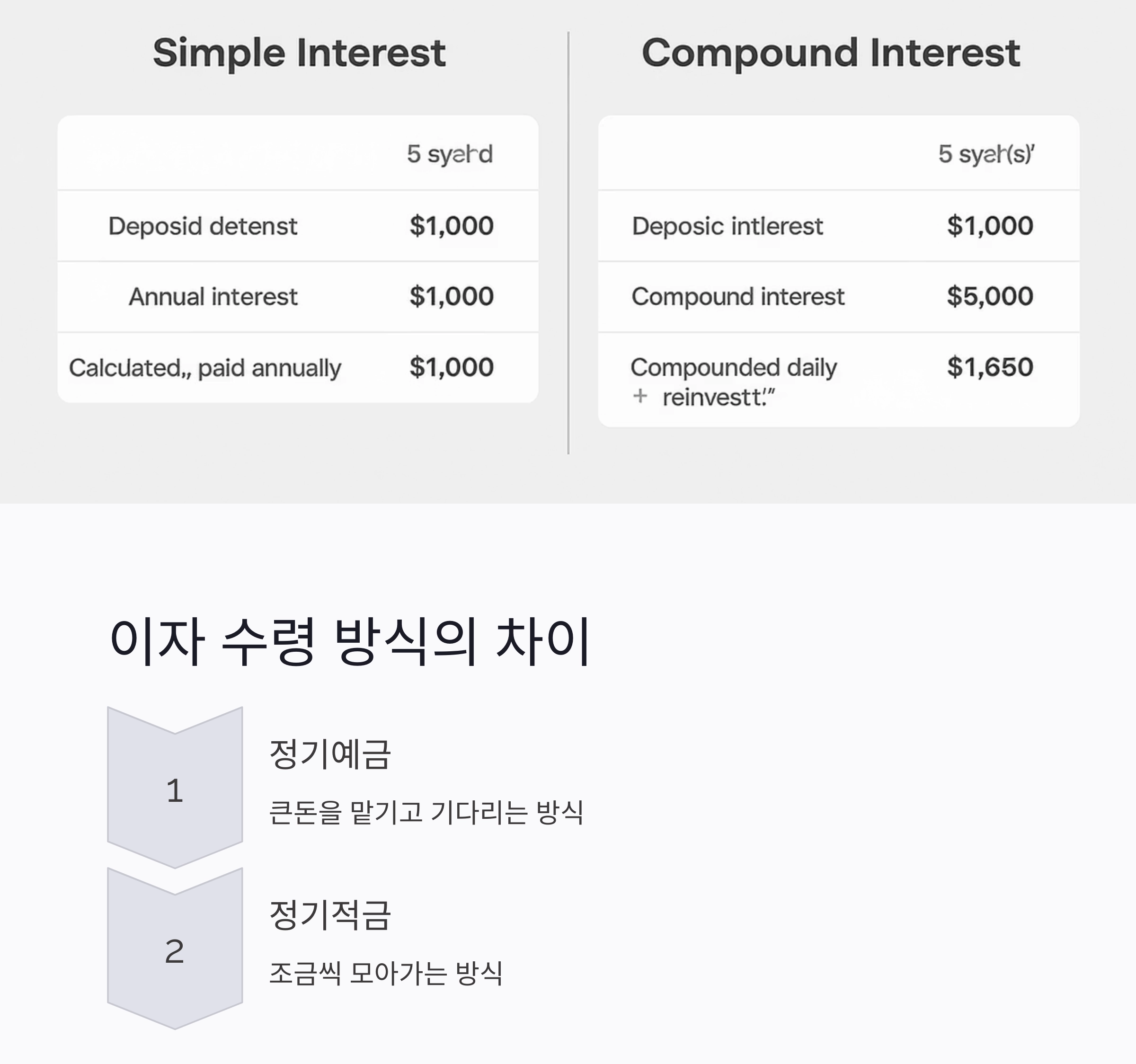 정기예금과 정기적금 차이, 헷갈리지 말고 제대로 알기