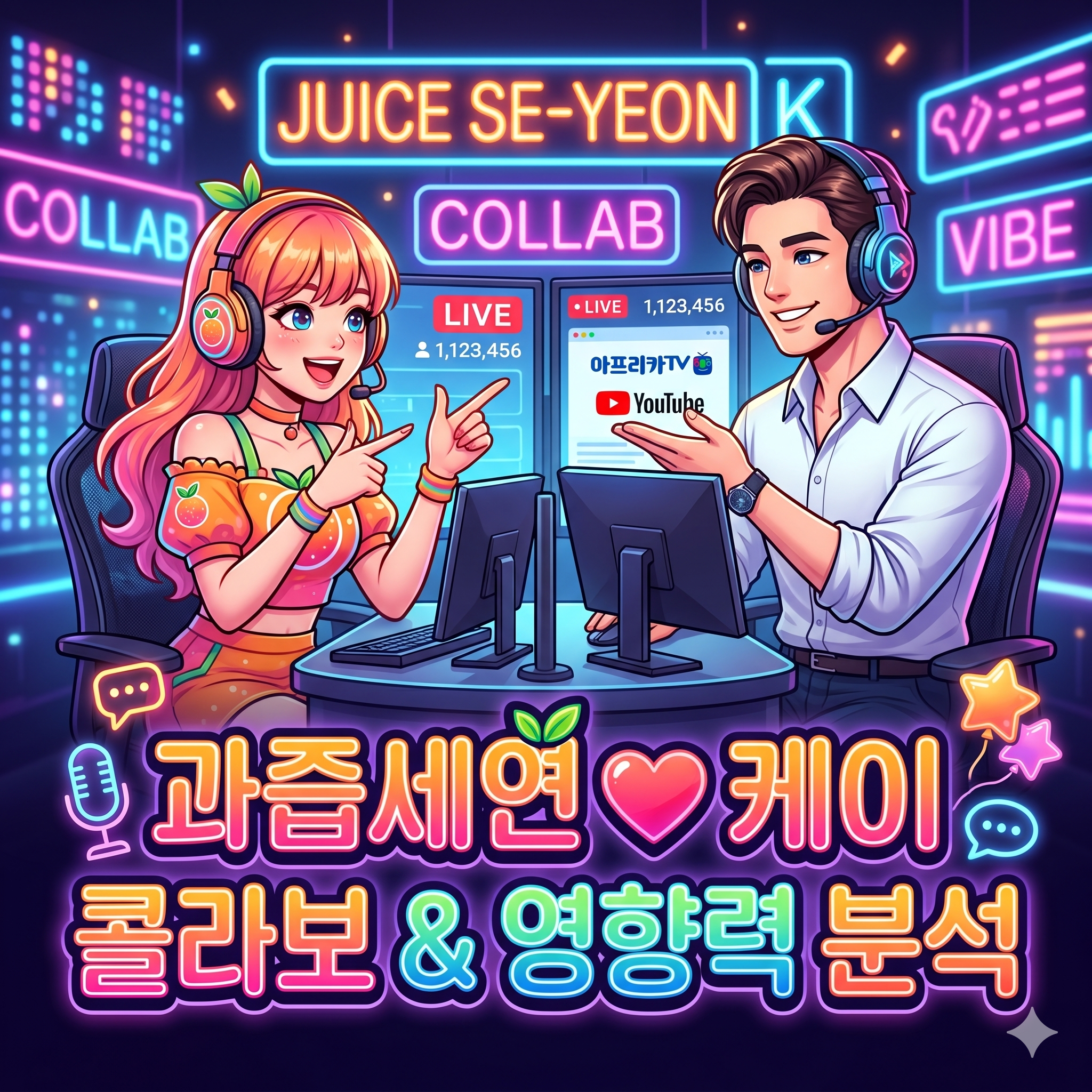 과즙세연 케이 콜라보레이션과 플랫폼 내 영향력 분석