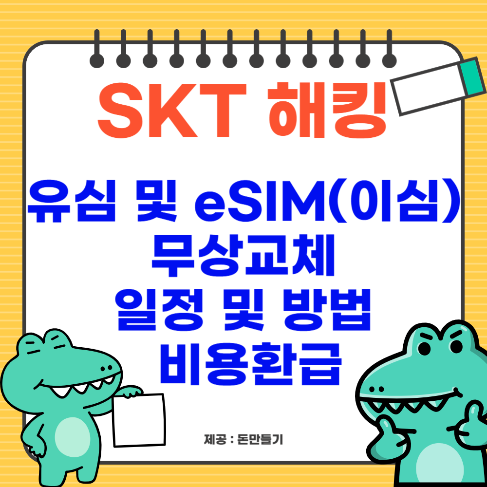 SKT 해킹, 유심 무상교체, 일정, 방법