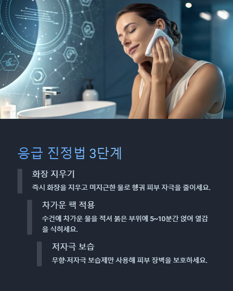 응급 진정법 3단계