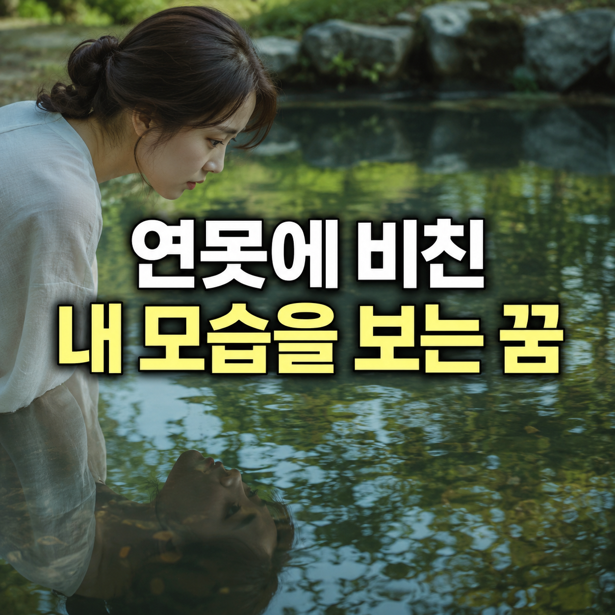 연못에 비친 내 모습을 보는 꿈